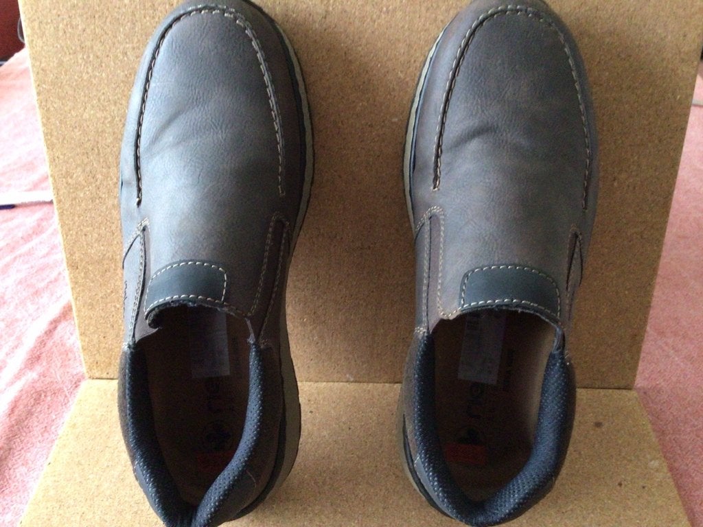 Rieker heren instappers bruin , 41 H leer, Loafers, Bruin, Ophalen of Verzenden, Zo goed als nieuw