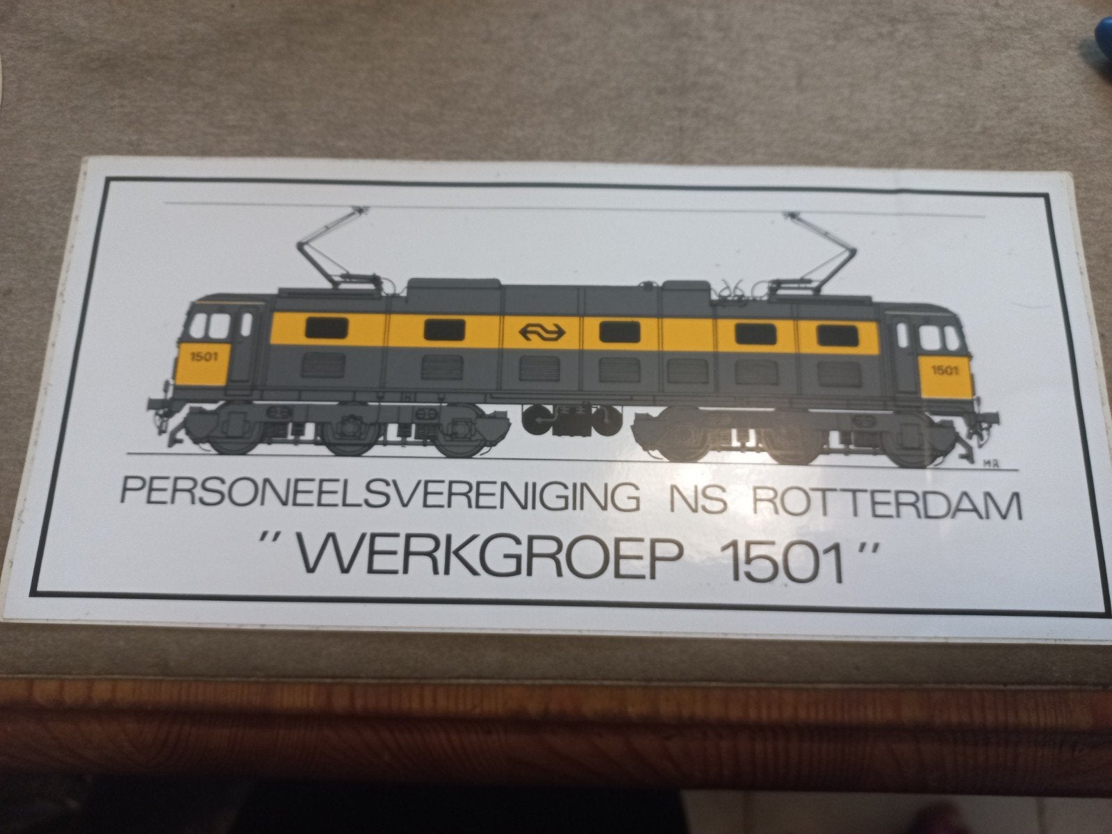NS Rotterdam Werkroep 1501 Trein Illustratie, Ophalen of Verzenden, Gebruikt
