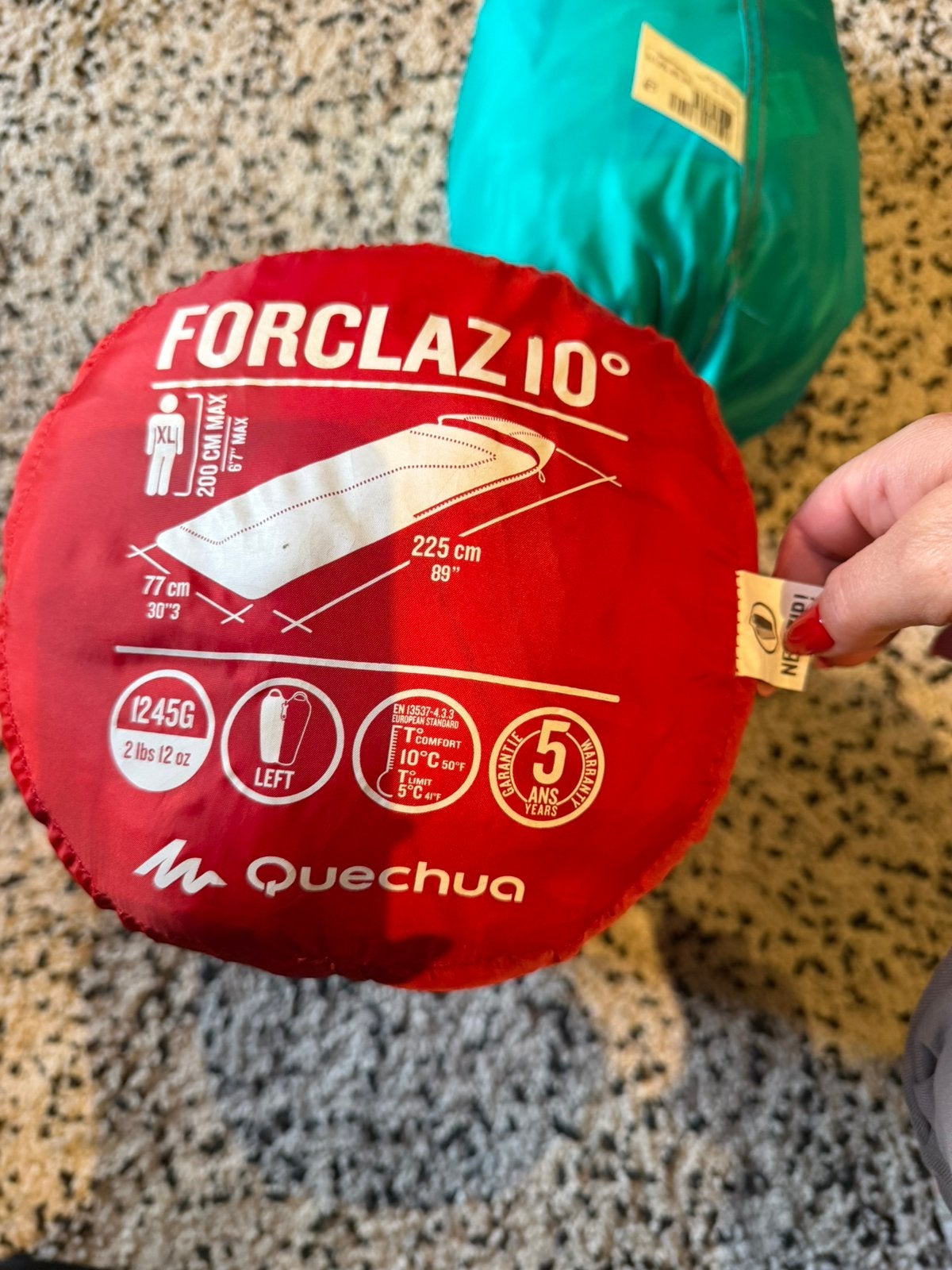 Adult sleeping bag, Caravans en Kamperen, Slaapzakken, Ophalen, Zo goed als nieuw