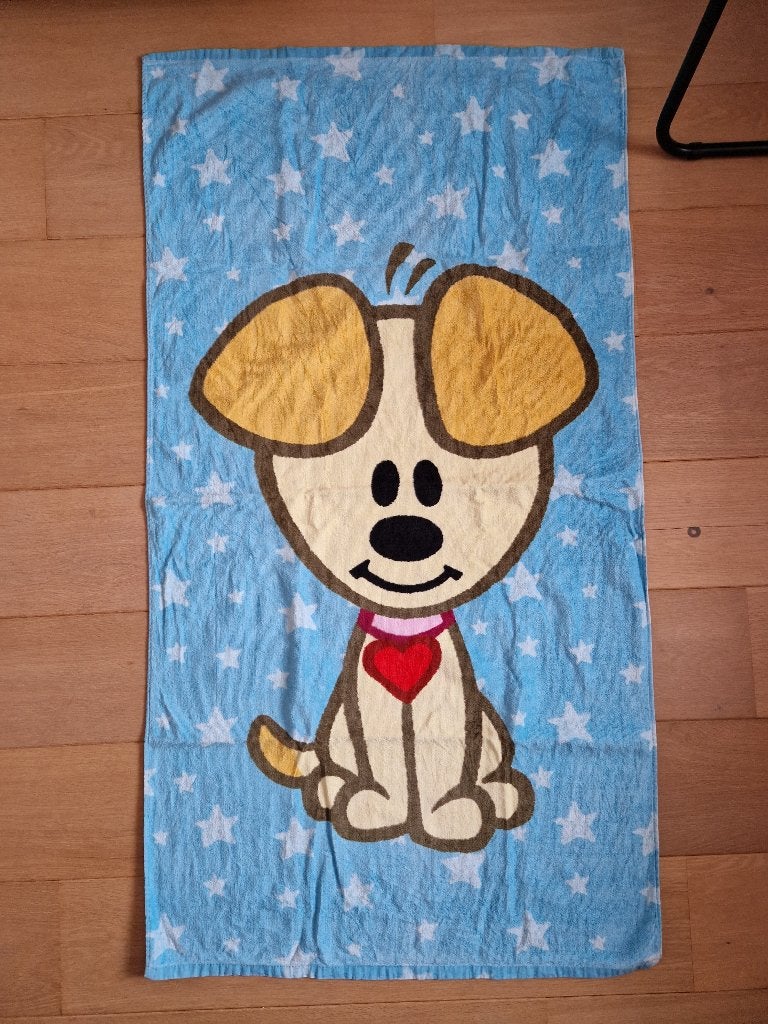 Handdoek Pip, Woezel en Pip, 70x140 cm, Kinderen en Baby's, Ophalen of Verzenden, Gebruikt