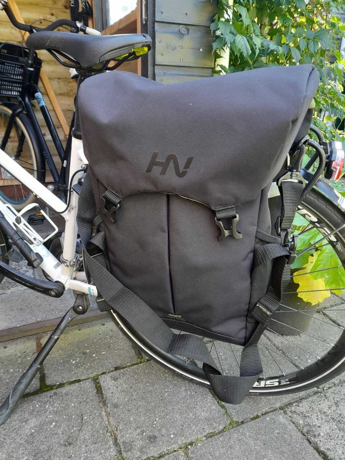 Human Nature Fietsfietstas Utrecht Enkel Zwart, Fietsen en Brommers, Fietsaccessoires | Fietstassen, Ophalen of Verzenden, Zo goed als nieuw