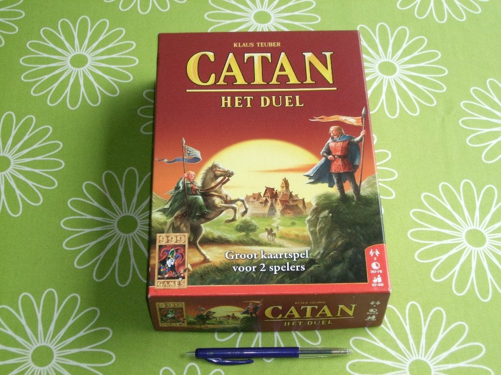 Catan - Het duel - Groot kaartspel voor 2 spelers, Een of twee spelers, Ophalen of Verzenden, Zo goed als nieuw