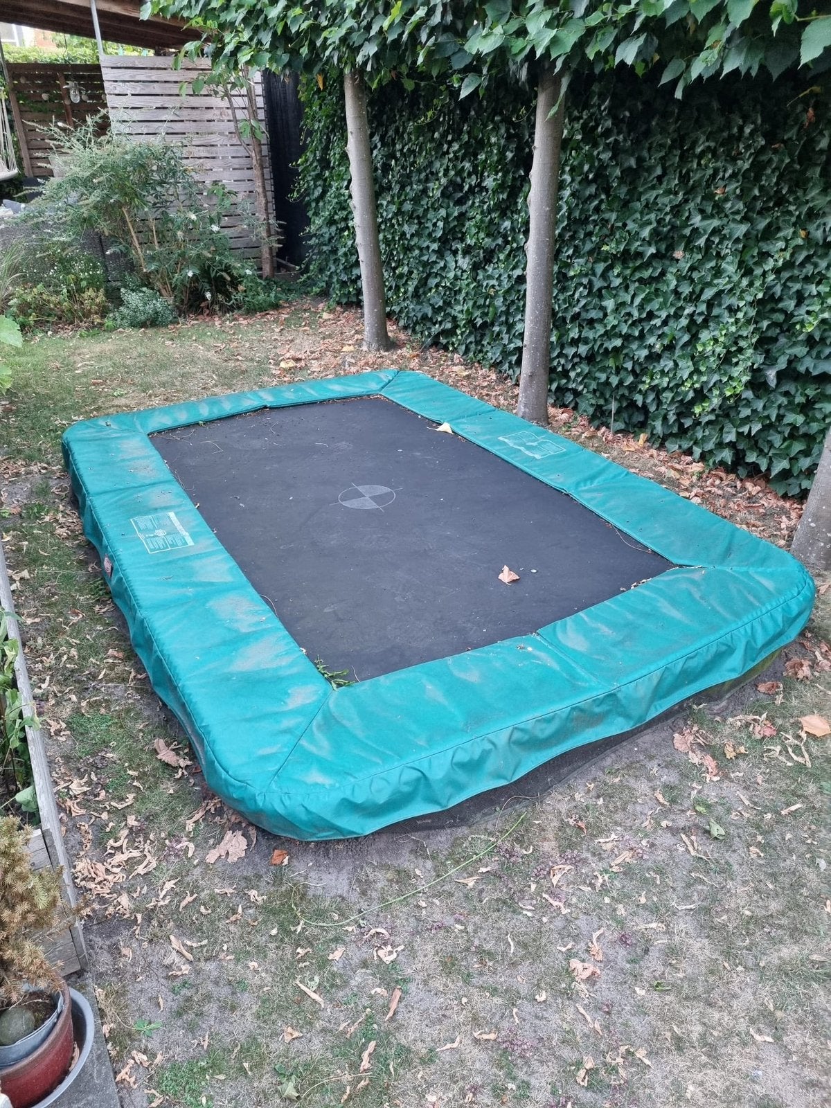 Berg inground Eazyfit trampoline 330 bij 220 GRATIS afhalen, Ophalen, Gebruikt