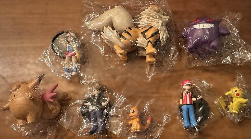 8 verschillende pokemon figuren ash ketchum arcanine etc, Ophalen, Nieuw