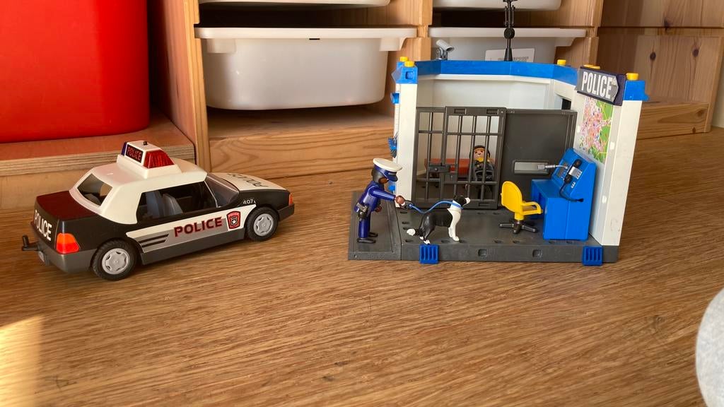 Playmobil politie bureau, Ophalen, Gebruikt