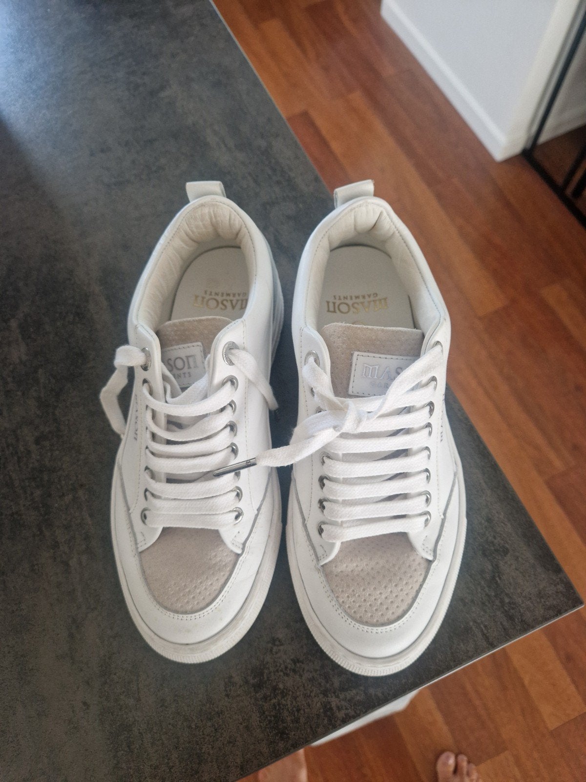 Mason Garments Sneakers - Zo goed als nieuw, Mason garnents, Wit, Ophalen of Verzenden, Sneakers of Gympen