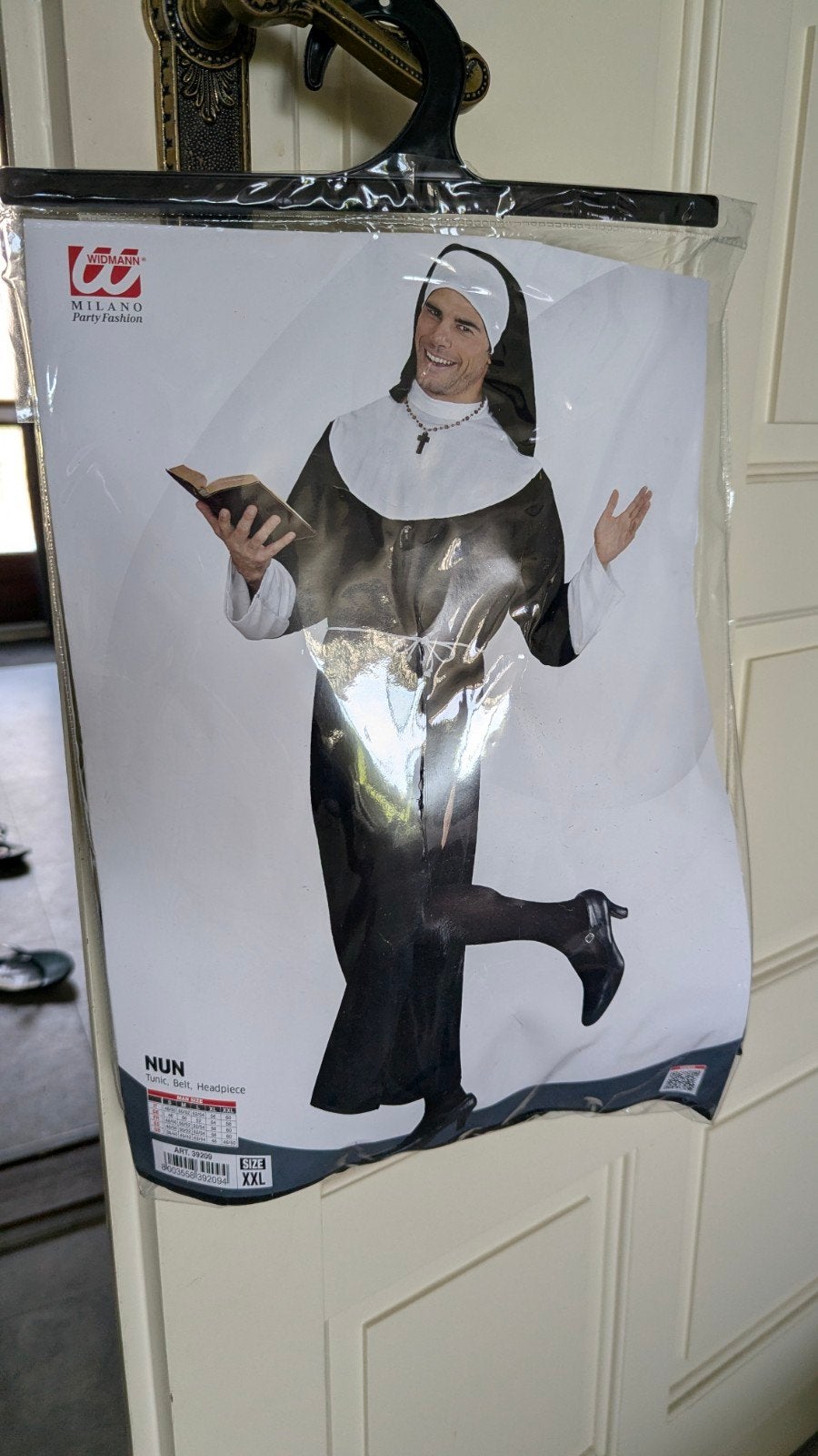 Nonnen kostuum voor man - Nieuw in verpakking, Carnaval, Overige maten, Ophalen of Verzenden, Kleding