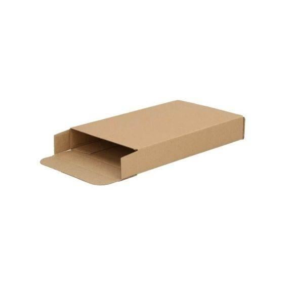 Brievenbusdoos A6 Zijklep 50 stuks 180x115x28 mm bruin, Verzenden, Nieuw