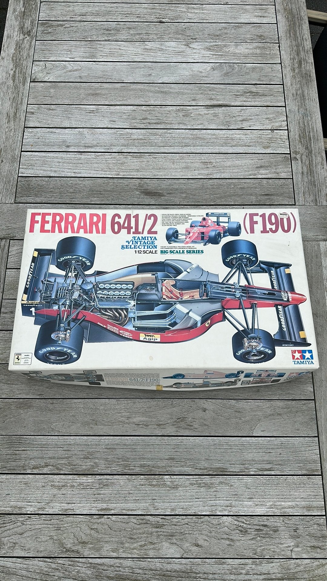 Tamiya Ferrari 641/2 (F190) Schaal 1/12 - Nieuw in doos, Hobby en Vrije tijd, Modelbouw | Auto's en Voertuigen, Auto, Groter dan 1:32