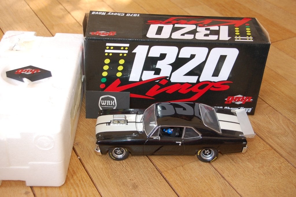 1:18 CHEVY NOVA KINGS 1320 GMP diecast WRH, Hobby en Vrije tijd, Verzenden, Zo goed als nieuw, Auto, Overige merken