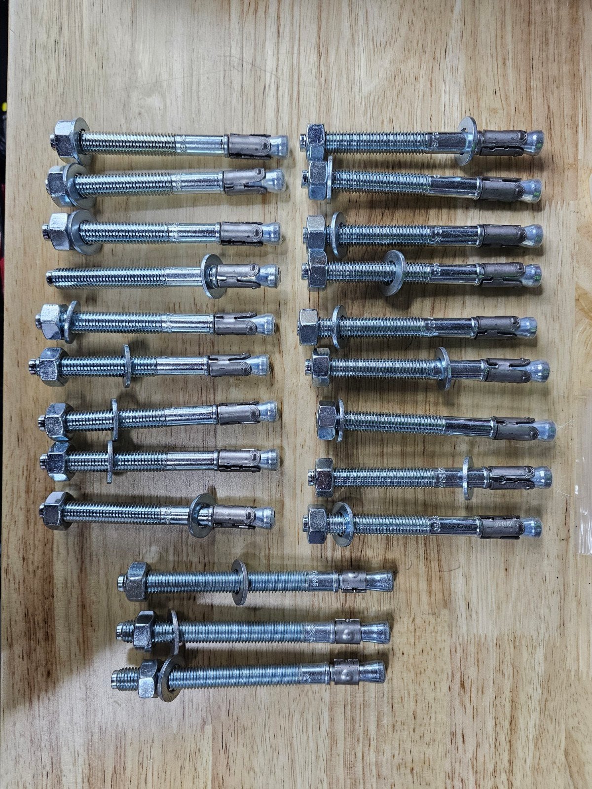 Ankerbouten / keilbouten M12x120 & M12x140, Ophalen of Verzenden, Nieuw, Bouten of Moeren