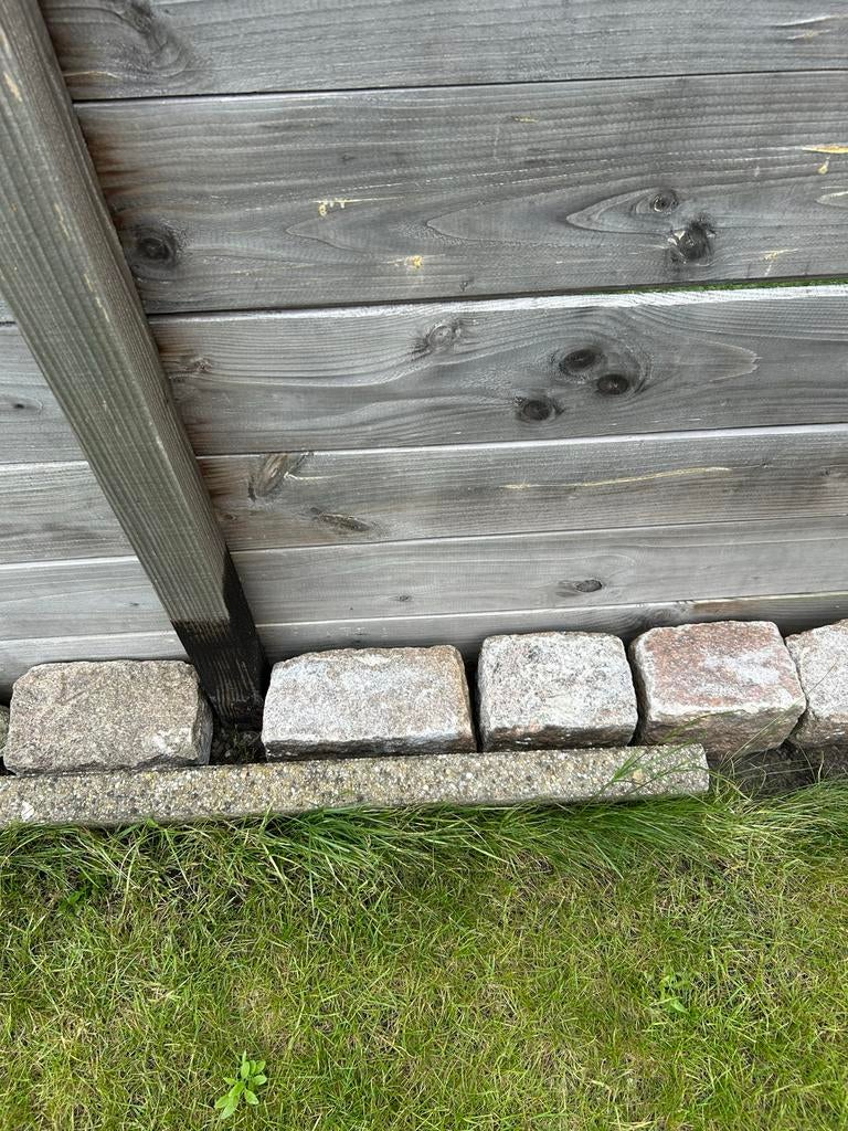 Granieten keien voor tuin en bestrating, Tuin en Terras, Ophalen, Gebruikt, Graniet, Kei