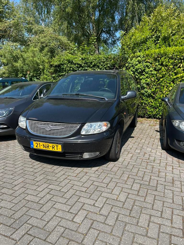 Chrysler Voyager 3.3 I AUT 2004 Zwart, Auto's, Chrysler, Particulier, Voyager, Benzine, F, MPV, Automaat, Origineel Nederlands