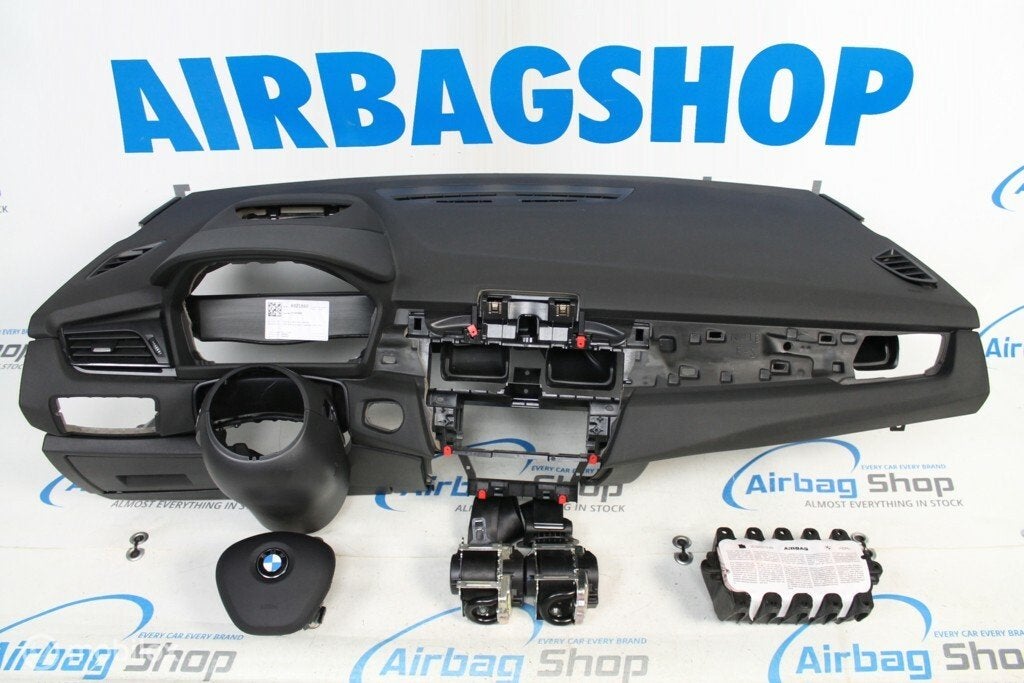 Airbag set - Dashboard zwart HUD BMW 2 F45 F46 (2013-heden), Gebruikt, Ophalen of Verzenden