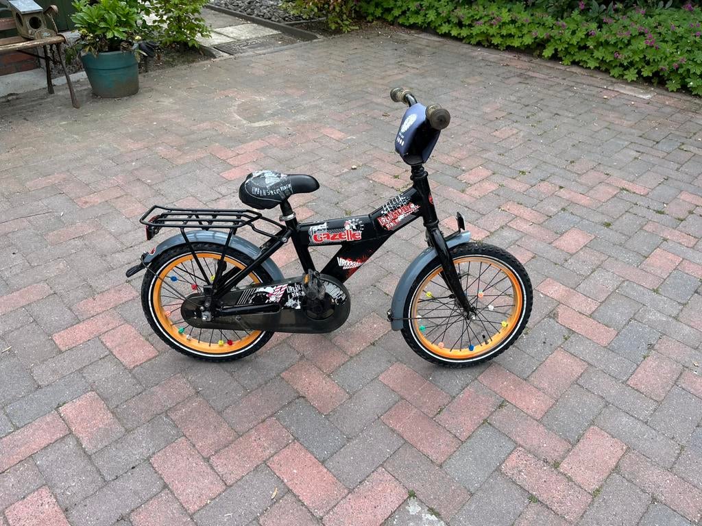 Kinderfiets Gazelle “urban street rider” 12 inch, Fietsen en Brommers, Ophalen of Verzenden, Gebruikt, Terugtraprem, Minder dan 16 inch