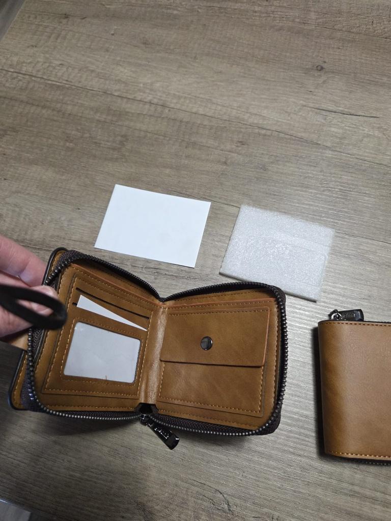 Gloednieuwe leren heren portemonnee te koop, Overige merken, Nieuw, Ophalen of Verzenden, Leer