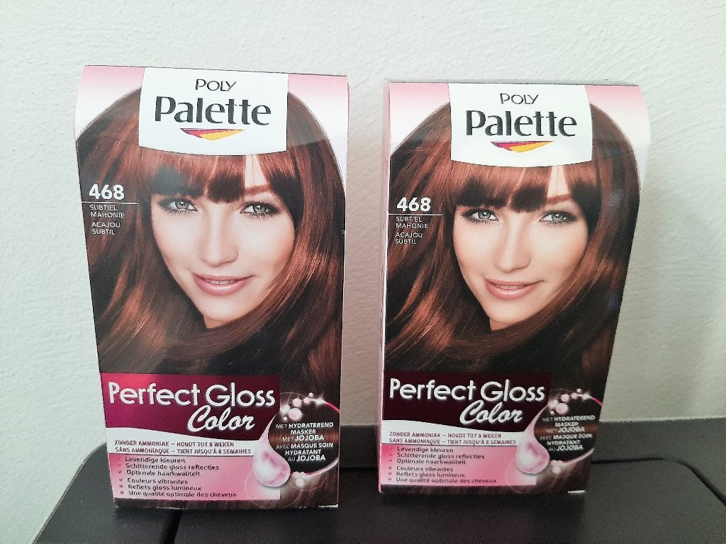 2 x Schwarzkopf Poly Palette Perfect Gloss 468 haarverf, Ophalen of Verzenden, Nieuw, Haarverzorger of -hersteller