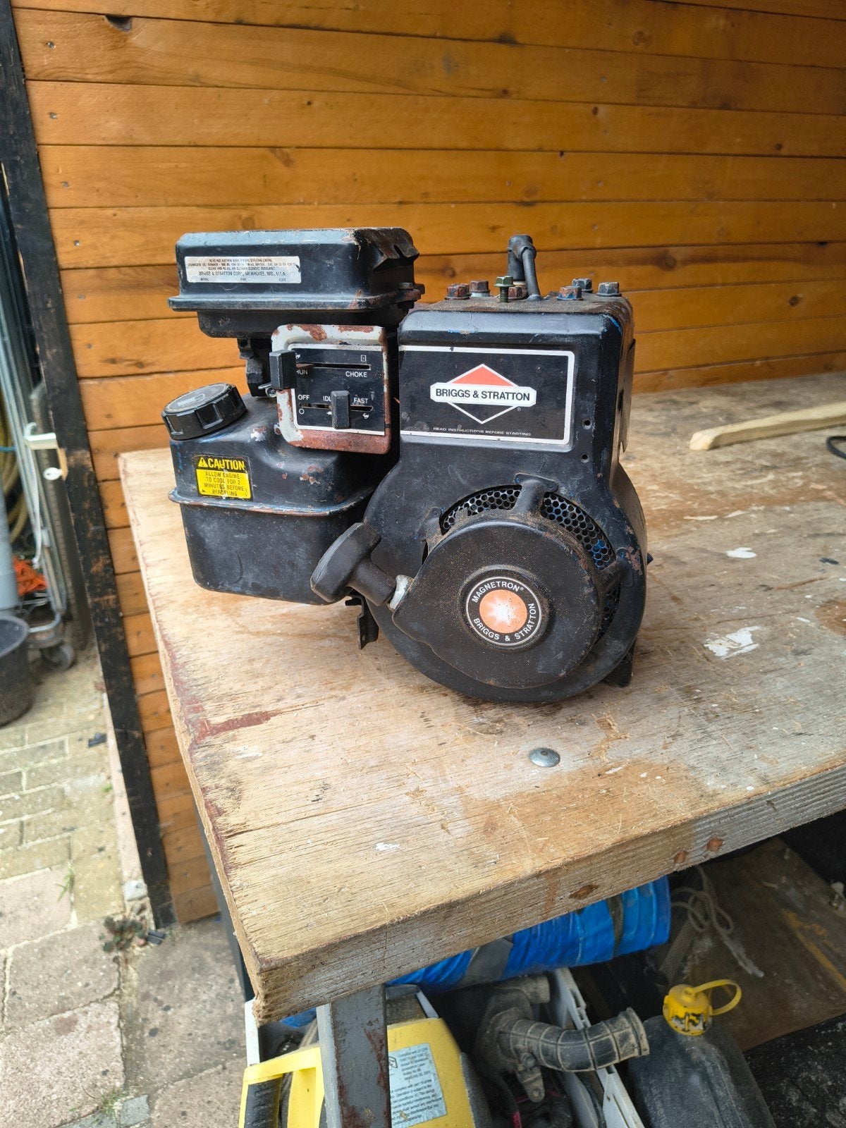 Briggs&stratton motor, Ophalen, Gebruikt, Benzinemotor, 1800 rpm of meer