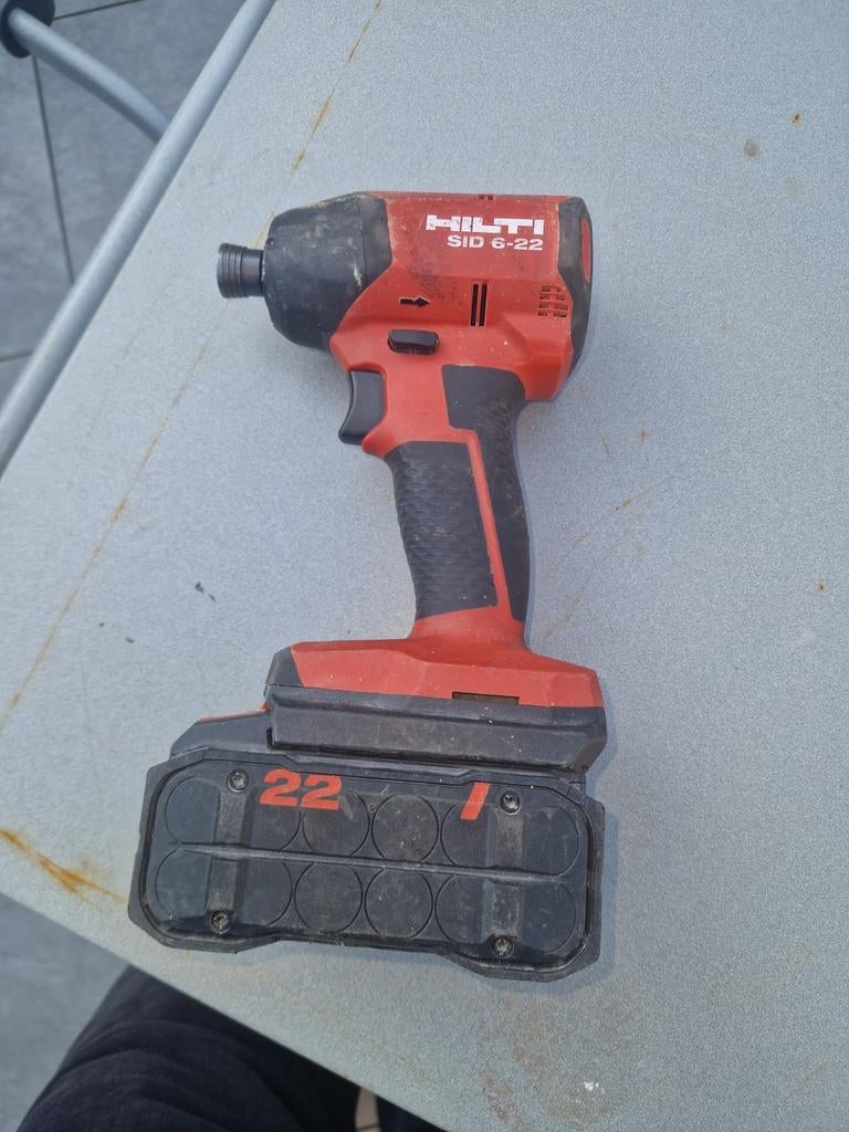 Hilti SID 6-22 Accu Slagmoersleutel - Gebruikt, Ophalen of Verzenden, Gebruikt, Overige typen, Variabele snelheid