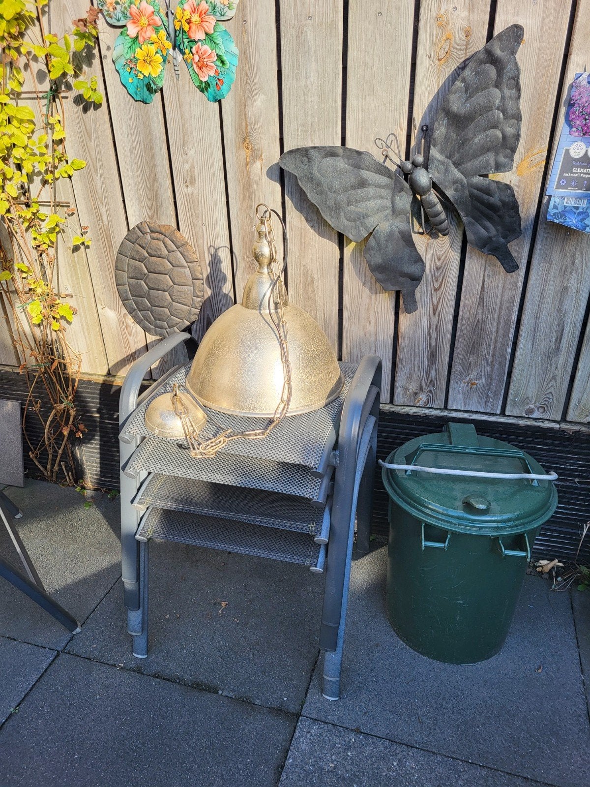 Gouden hanglamp - Vintage look