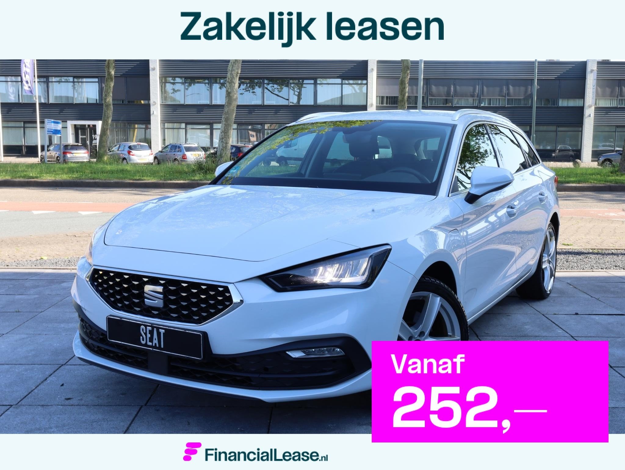Seat Leon Sportstourer 1.4 TSI eHybrid PHEV 204PK | Achterui, 1556 kg, Stof, Gebruikt, Euro 6