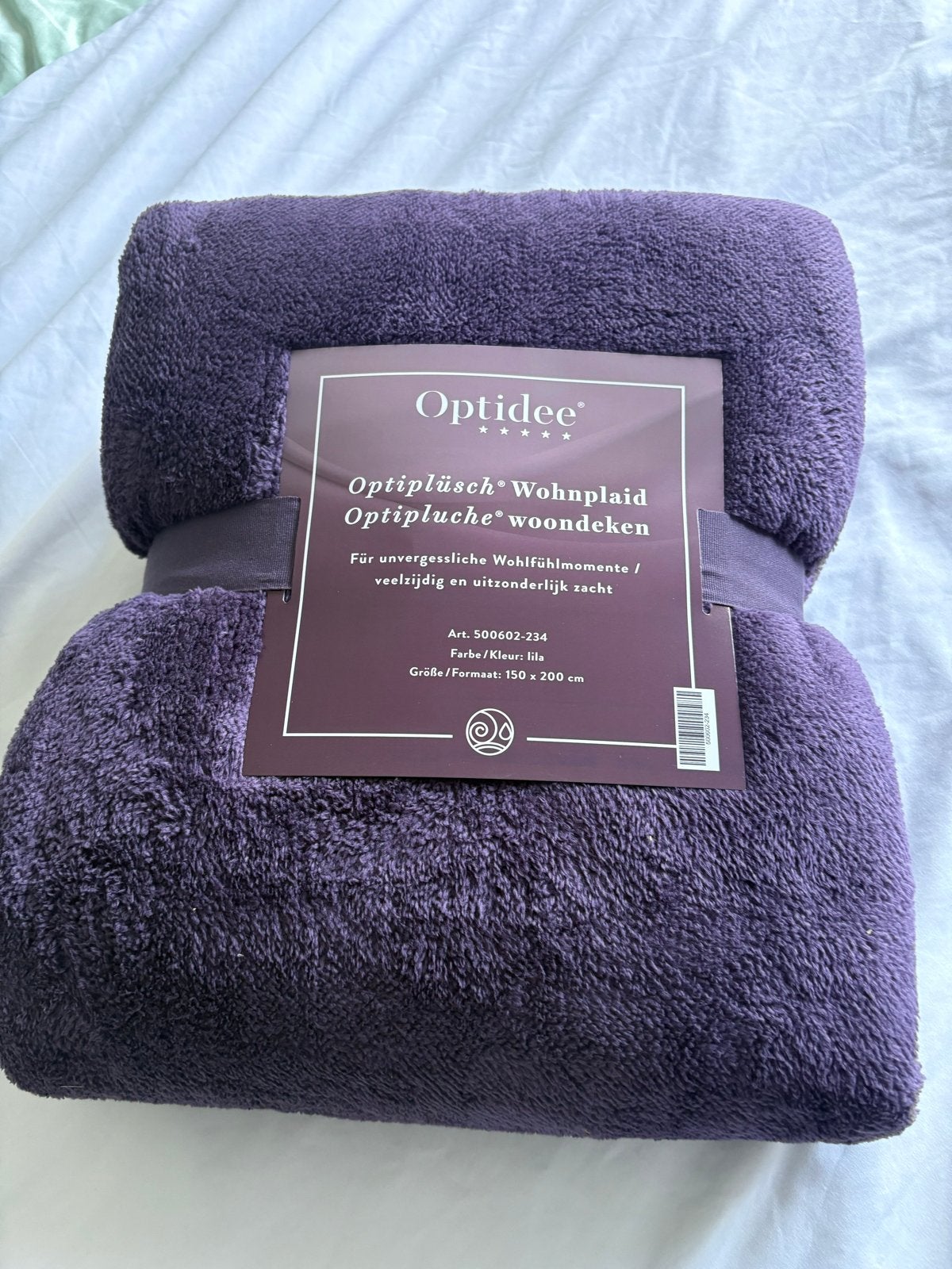 Optidee Optipluche woondeken, Woondeken, Verzenden, Nieuw, Polyester