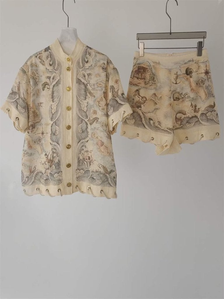 Zimmermann set, blouse en broekje, Verzenden, Zo goed als nieuw