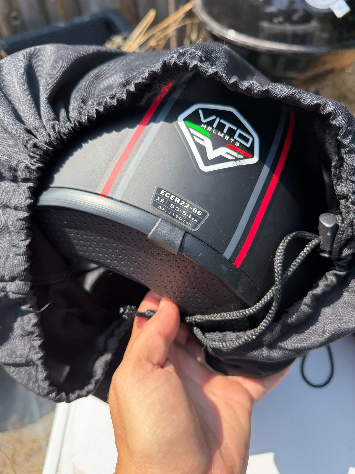 Vito helm m - Maat XS (53-54 cm), XS, Jethelm, Dames, Tweedehands
