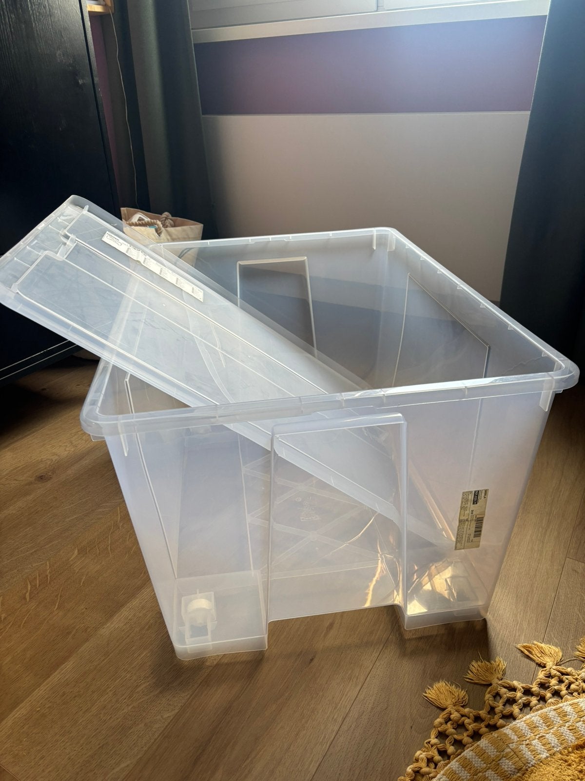IKEA SAMLA opbergbak. Grootste maat, Doe-het-zelf en Verbouw, Ophalen, Doos, Minder dan 35 cm, Zo goed als nieuw