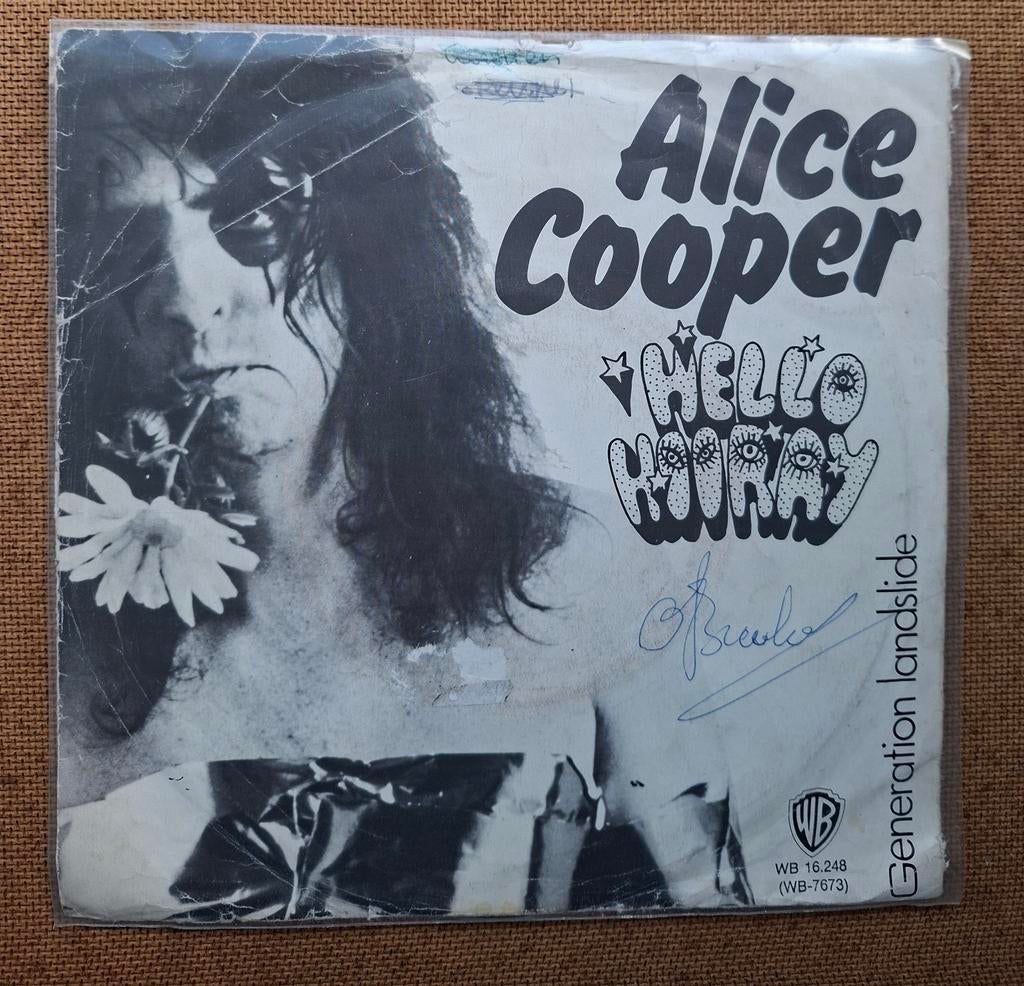 Cooper, Alice  - Hello ! Hurray - Single is TOP, Gebruikt, Verzenden, 7 inch, Single