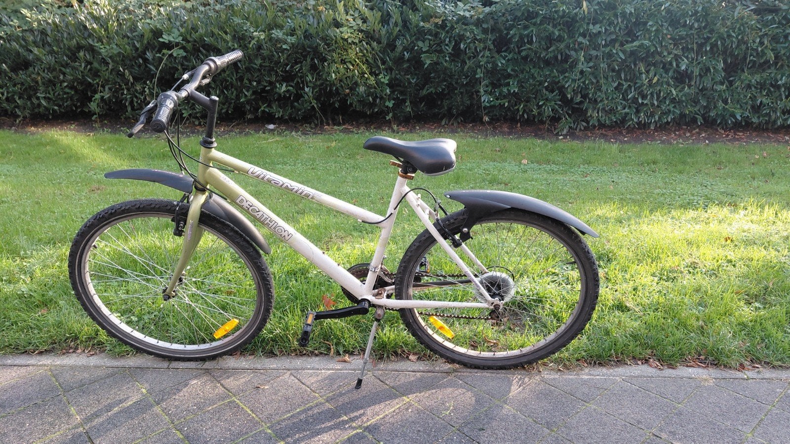 Mountainbike Decathlon 26 inch - rijdt prima, Gebruikt, 26 inch, Velgrem, Meer dan 20 versnellingen
