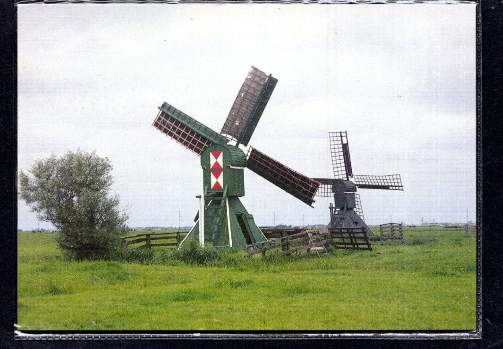Poldermolen Kramers Molen te Wirdum., Verzenden, 1980 tot heden, Ongelopen, Friesland