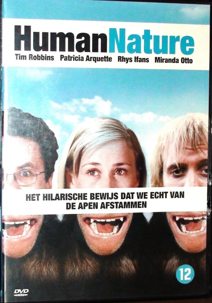 dvd human nature, Alle leeftijden, Ophalen of Verzenden, Zo goed als nieuw, Actiekomedie