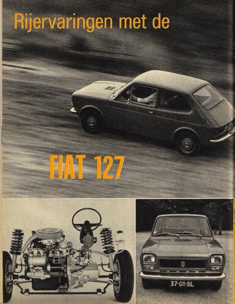 Autokampioen test Fiat 127 Oktober 1971, Ophalen of Verzenden, Gelezen, Overige merken