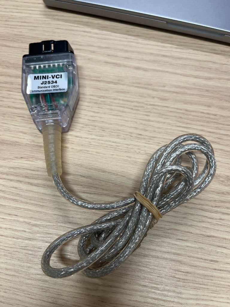 Mini-VCI J25434 OBDII USB interface, Auto diversen, Auto-accessoires, Ophalen of Verzenden, Zo goed als nieuw