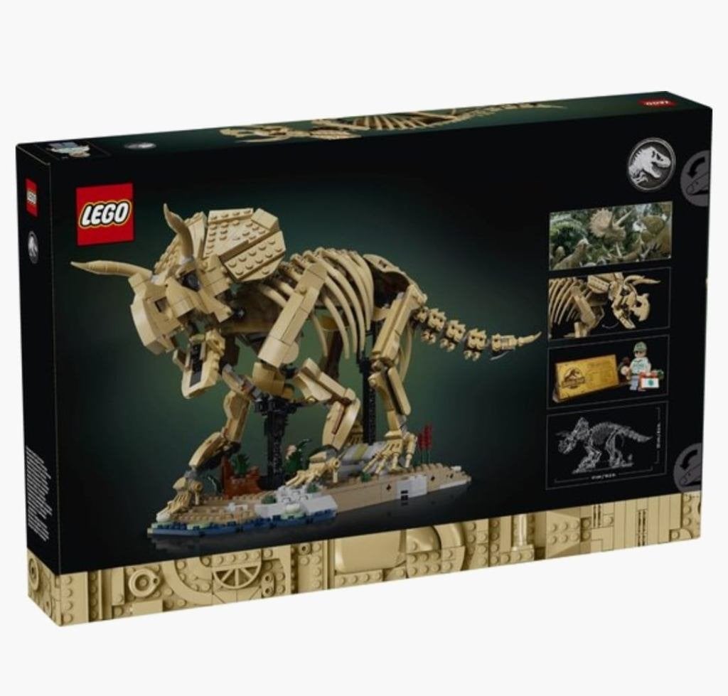 LEGO Jurassic World dinosaurusfossielen: Triceratops 77985, Jurassic World, Nieuw, Ophalen of Verzenden, Complete set