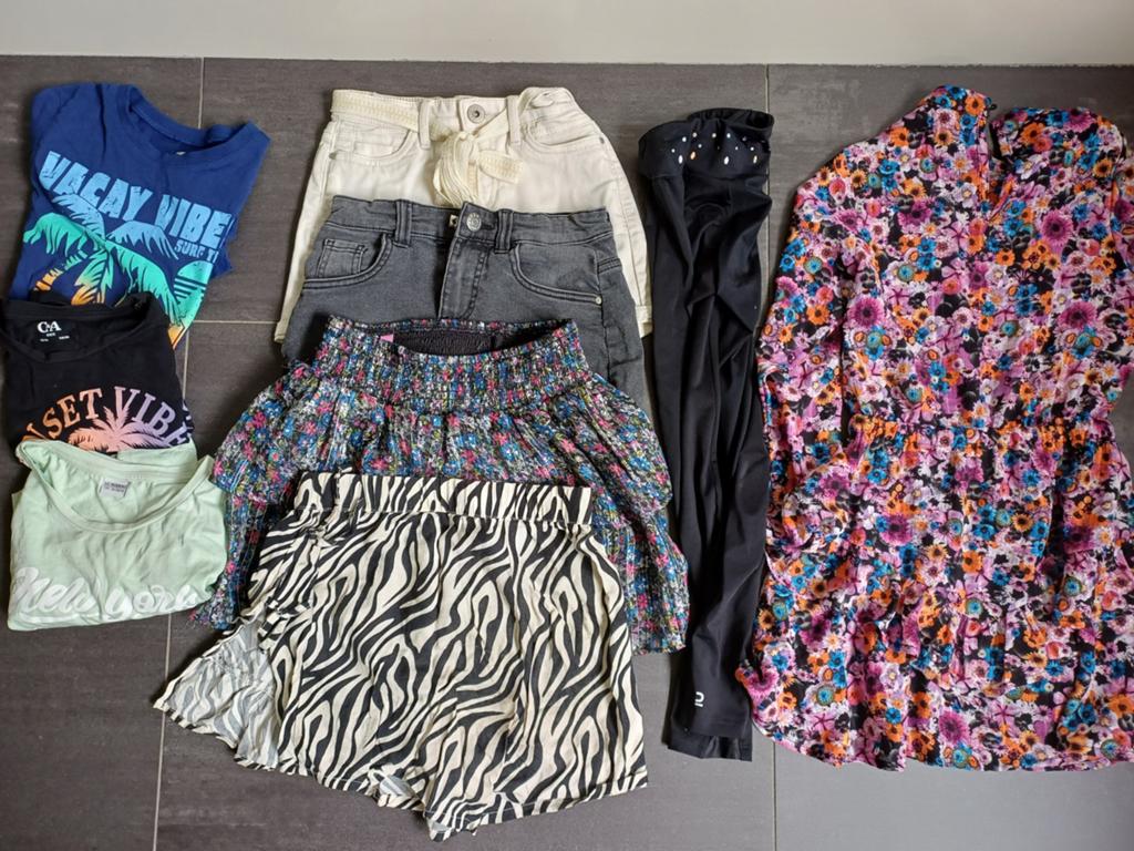Kledingpakket meisje. Maat 128, Ophalen, Gebruikt, Maat 128