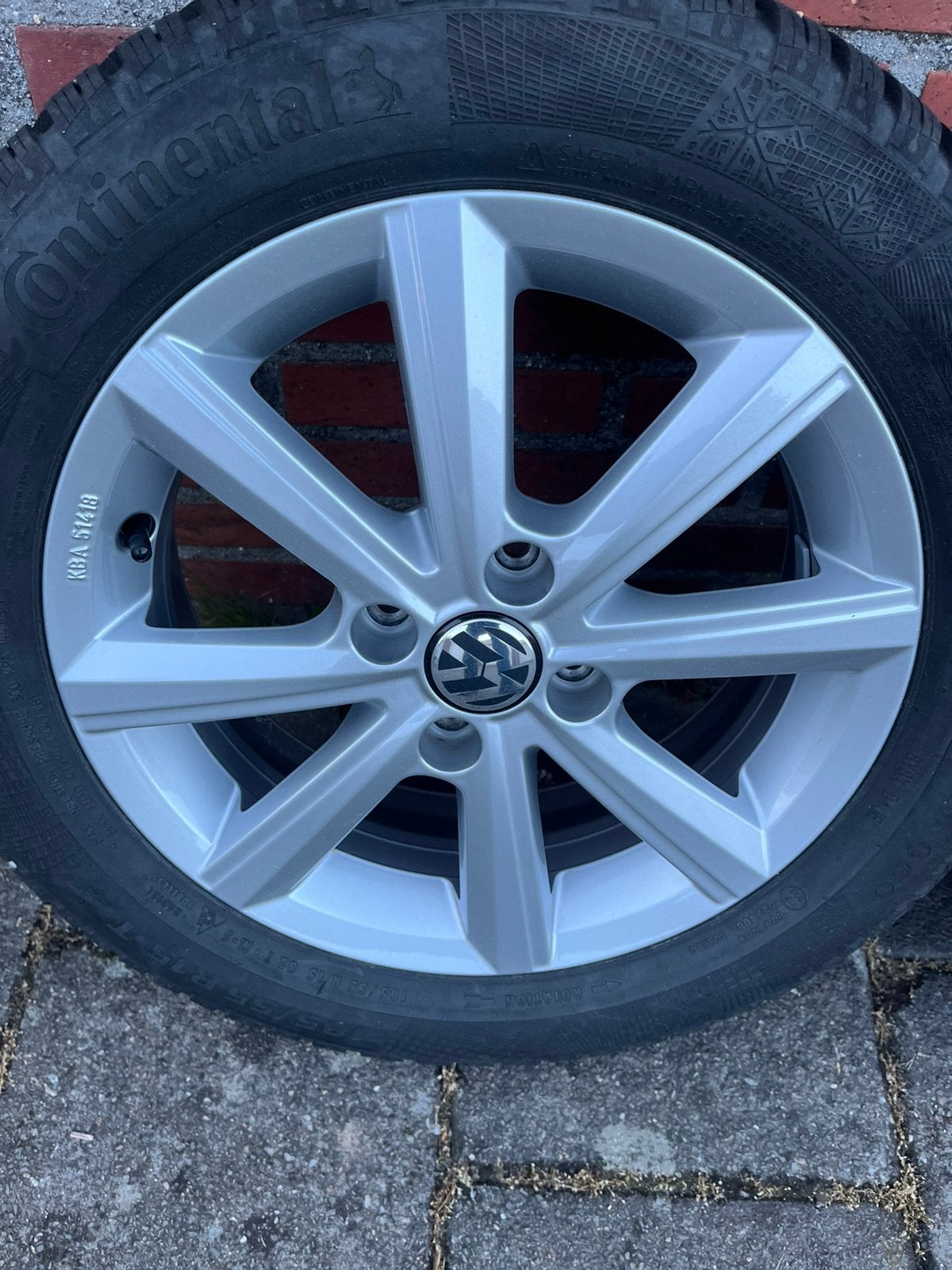 Velgen VW Up (GTI) 15 inch “Merano”.  VASTE PRIJS, Ophalen, Gebruikt, 15 inch, Banden en Velgen