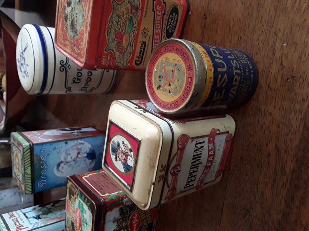 Diverse nostalgische blikjes, Verzamelen, Blikken, Ophalen of Verzenden, Gebruikt, Overige