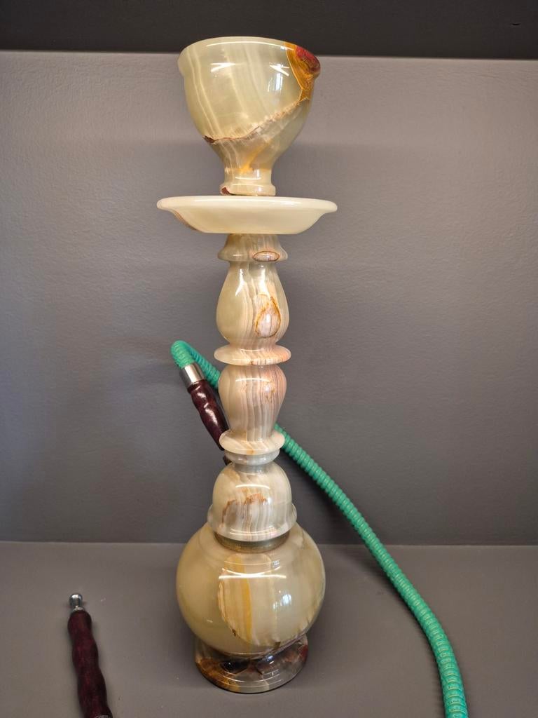 Schitterende Onyx Shisha, Ophalen of Verzenden, Zo goed als nieuw, (Water)pijp