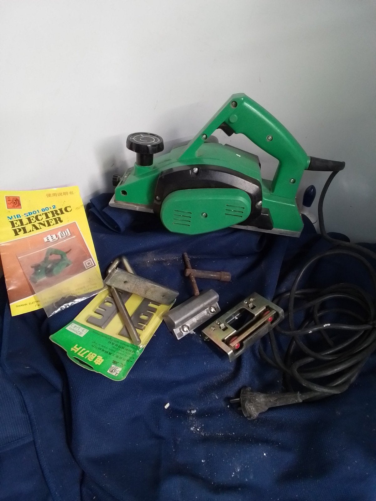 15349) schaafmachine  Electric  80mm zgan, Ophalen of Verzenden, Zo goed als nieuw