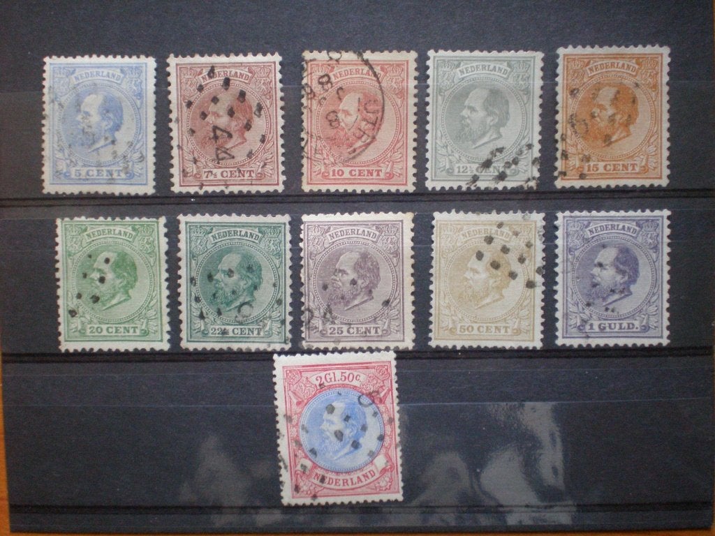 Nederland NVPH 19-29 gebruikt ( X 45).. € 35,00, Postzegels en Munten, Postzegels | Nederland, Verzenden
