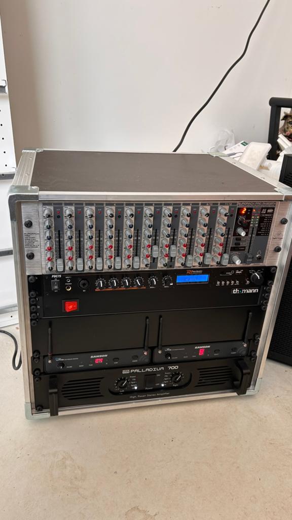 Geluidsinstallatie oa. Electro Voice, Behringer, DAP, Samson, Ophalen, Zo goed als nieuw, Audio