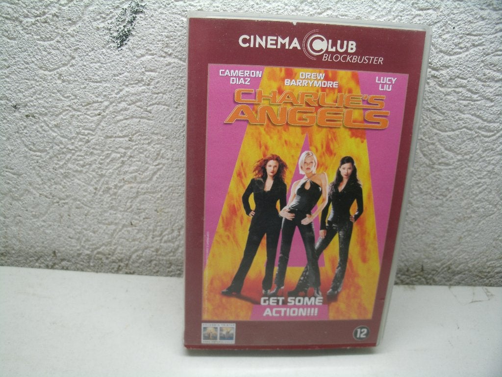 vhs 179b charlie's angels, Alle leeftijden, Ophalen of Verzenden, Zo goed als nieuw, Actie en Avontuur