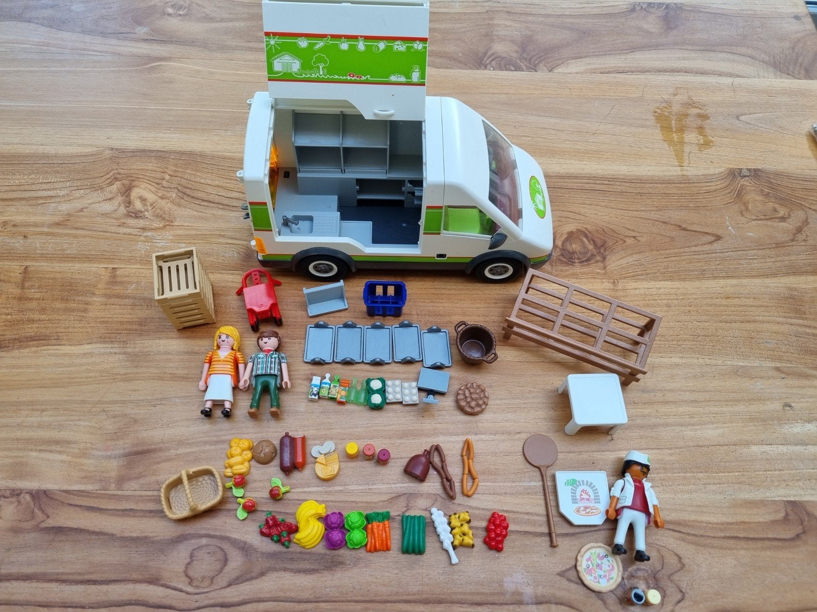 Groenteboer en pizzaiolo/ pizzabakker, Complete set, Voertuig, Ophalen of Verzenden, Zo goed als nieuw