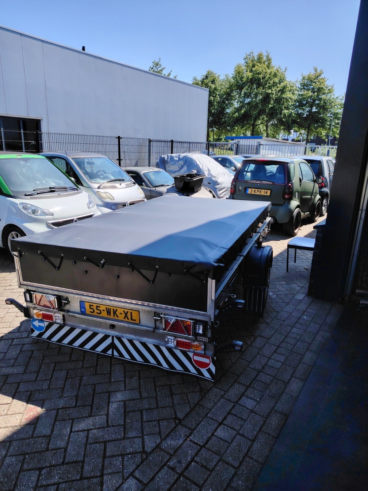 TE KOOP: 1 AS AANHANGWAGEN, Ophalen, Gebruikt