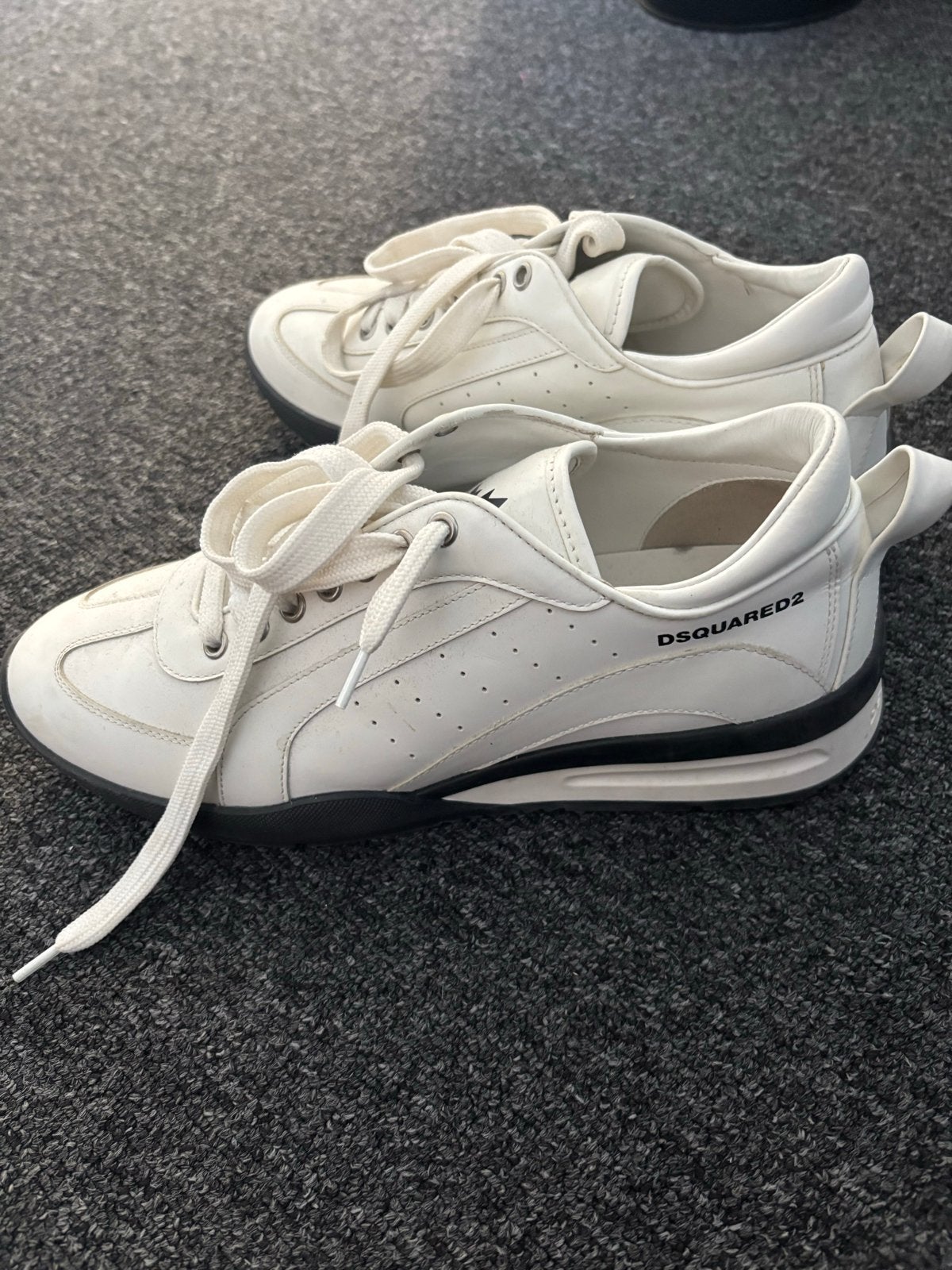 Dsquared2 sneakers maat 41 - Wit, Ophalen of Verzenden, Gedragen, Wit, Sneakers of Gympen