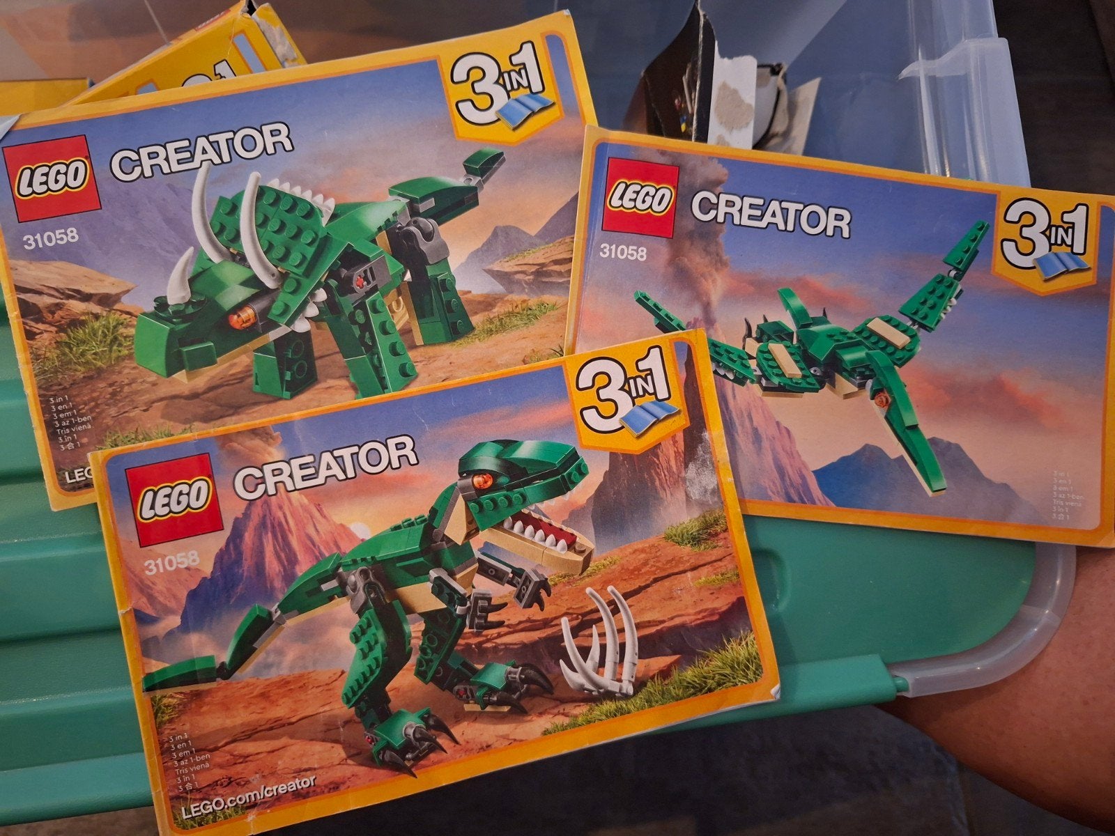 LEGO Creator 31058 Dinosaurus 3-in-1 set, Gebruikt, Lego, Ophalen of Verzenden, Inclusief instructies