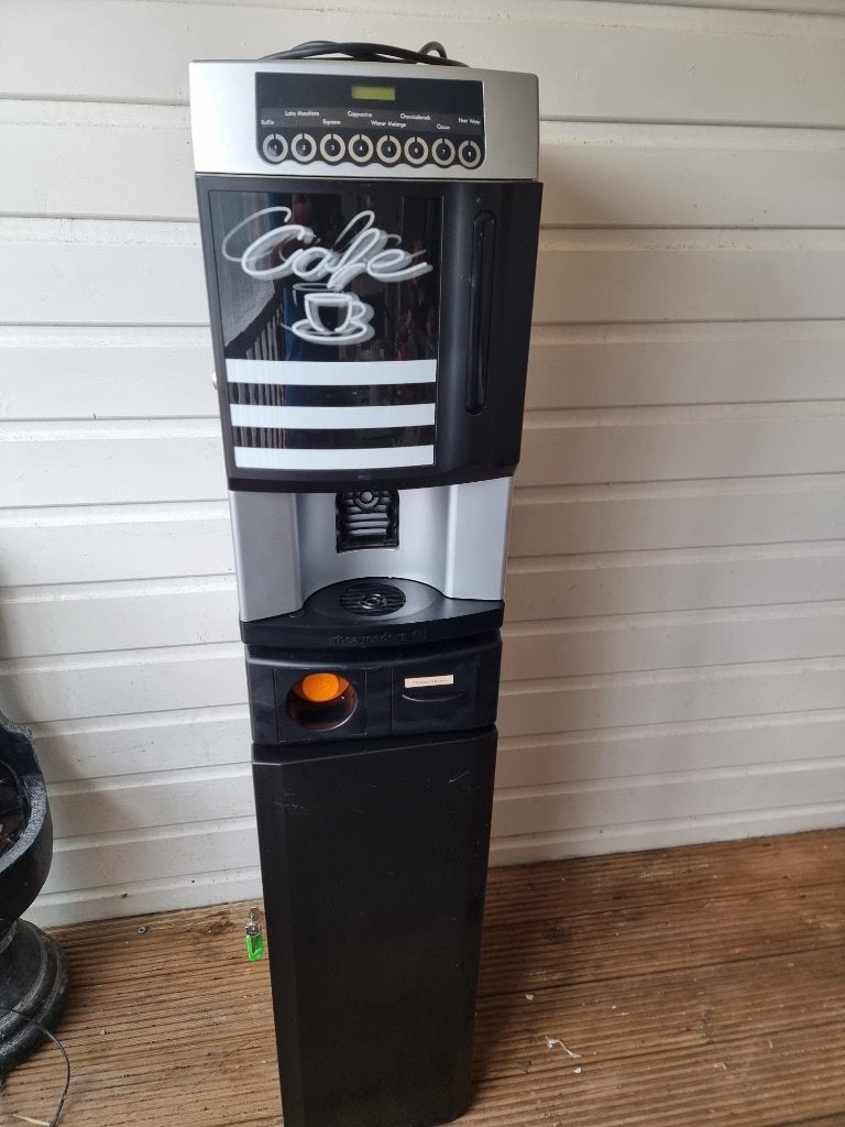 Cafe koffieautomaat met diverse dranken, Ophalen, Gebruikt, Koffiebonen, 10 kopjes of meer