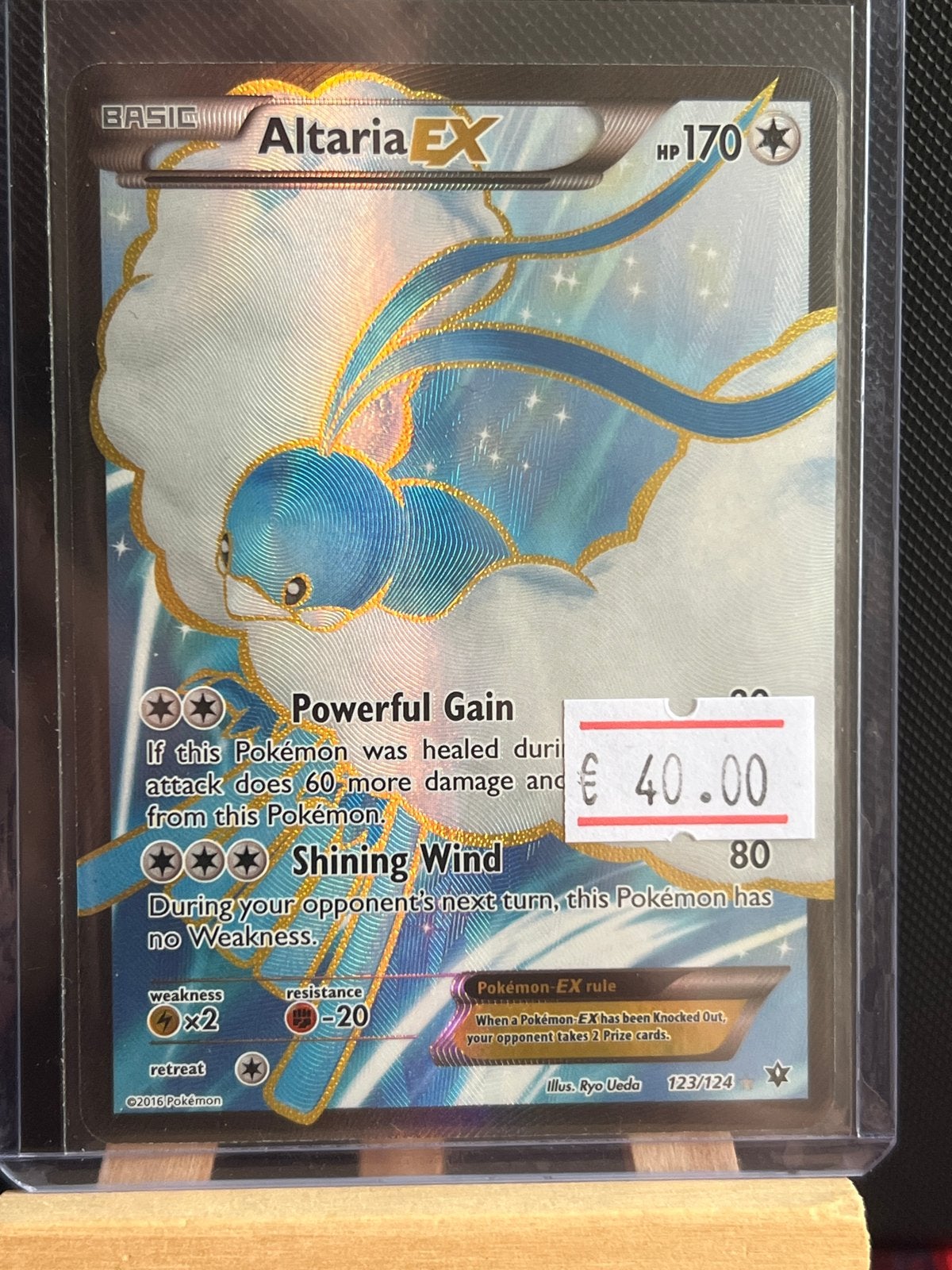 Pokémon Altaria EX 123/124 Full Art Kaart, Hobby en Vrije tijd, Verzamelkaartspellen | Pokémon, Ophalen of Verzenden, Zo goed als nieuw